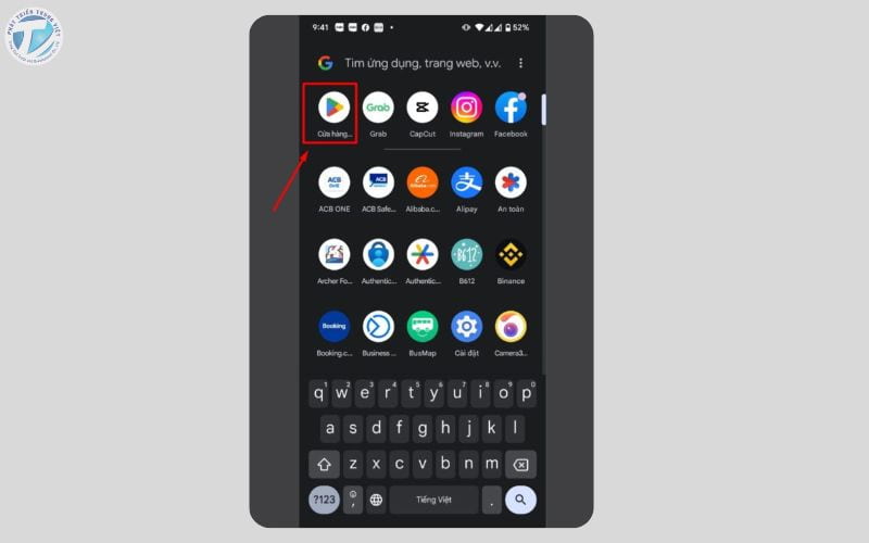 Tải Xiaohongshu trên Android bước 1